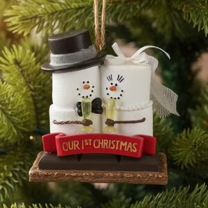 S’mores Our first Christmas Couples Ornament